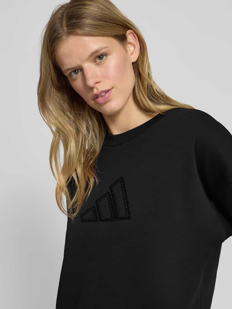 adidas Sportswear Sweatshirt met kralen en ronde hals
