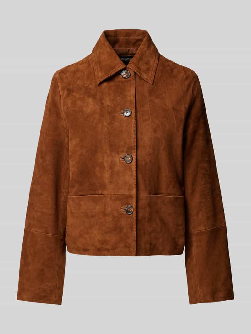 Zadig & Voltaire Jack in leerlook met steekzakken model 'LESSA'