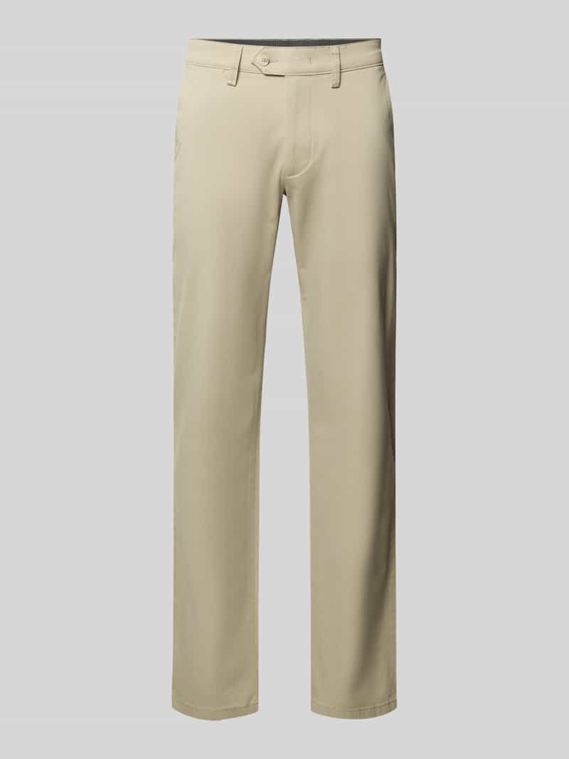 Christian Berg Men Regular fit stoffen broek met achterzakken