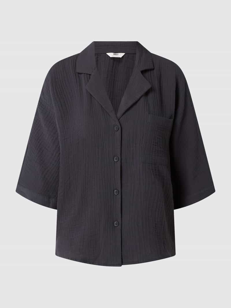 Only Overhemdblouse met structuurpatroon