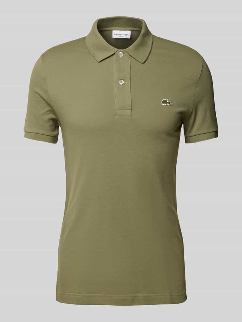 Lacoste Slim fit poloshirt met labelpatch model 'PIQUE'