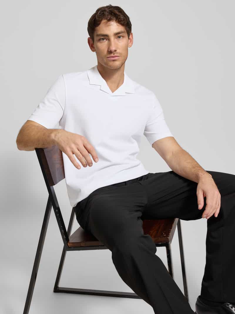 HUGO Poloshirt met reverskraag model 'Dimerspolo'