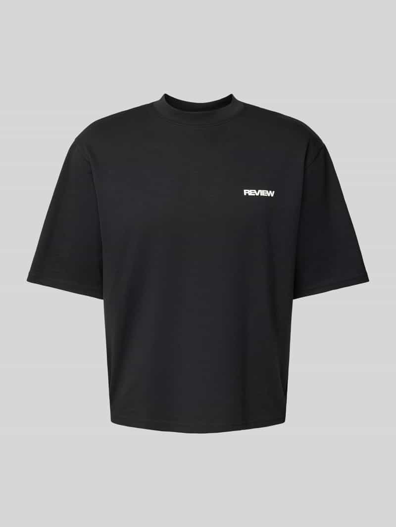 REVIEW T-shirt met labelprint