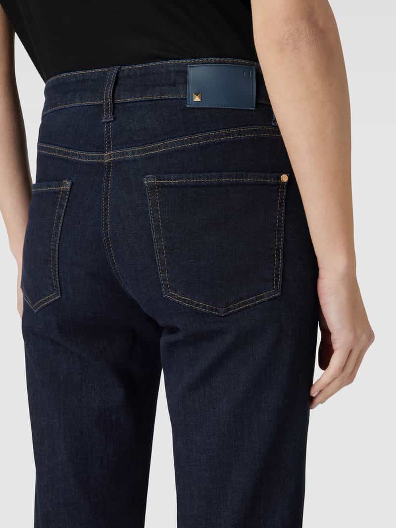 CAMBIO Bootcut jeans met labeldetails model 'PARIS FLARED'