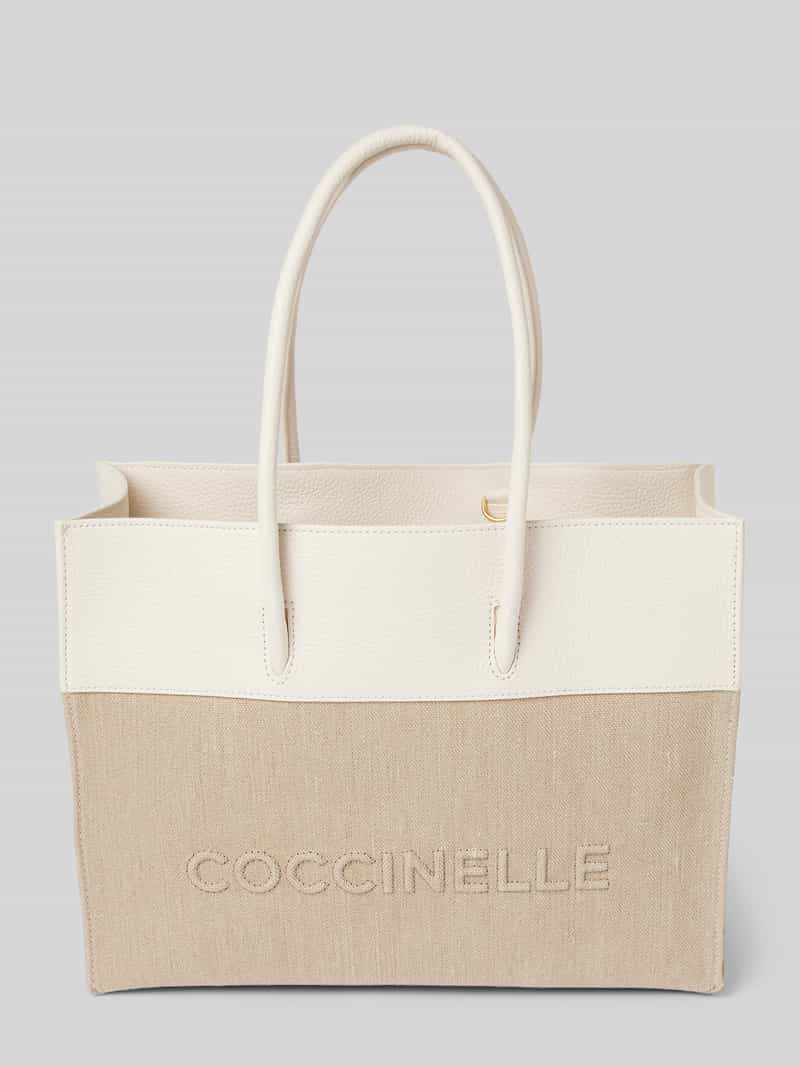 Coccinelle Shopper met labelstitching model 'MYRTHA'