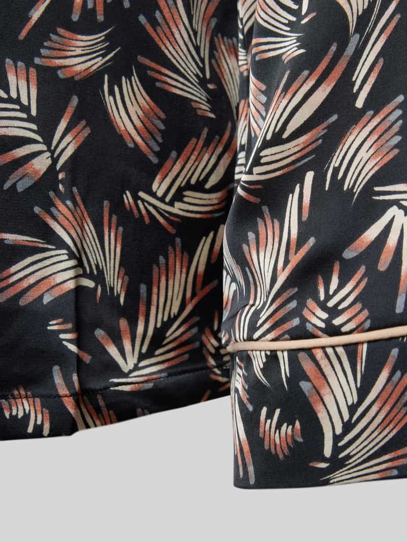 CCDK Copenhagen Straight fit pyjamabovendeel met reverskraag model 'Josephine'