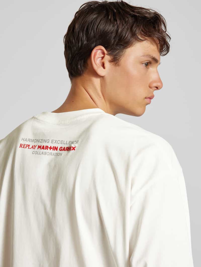 Replay T-shirt met labelprint model 'Martin Garrix'
