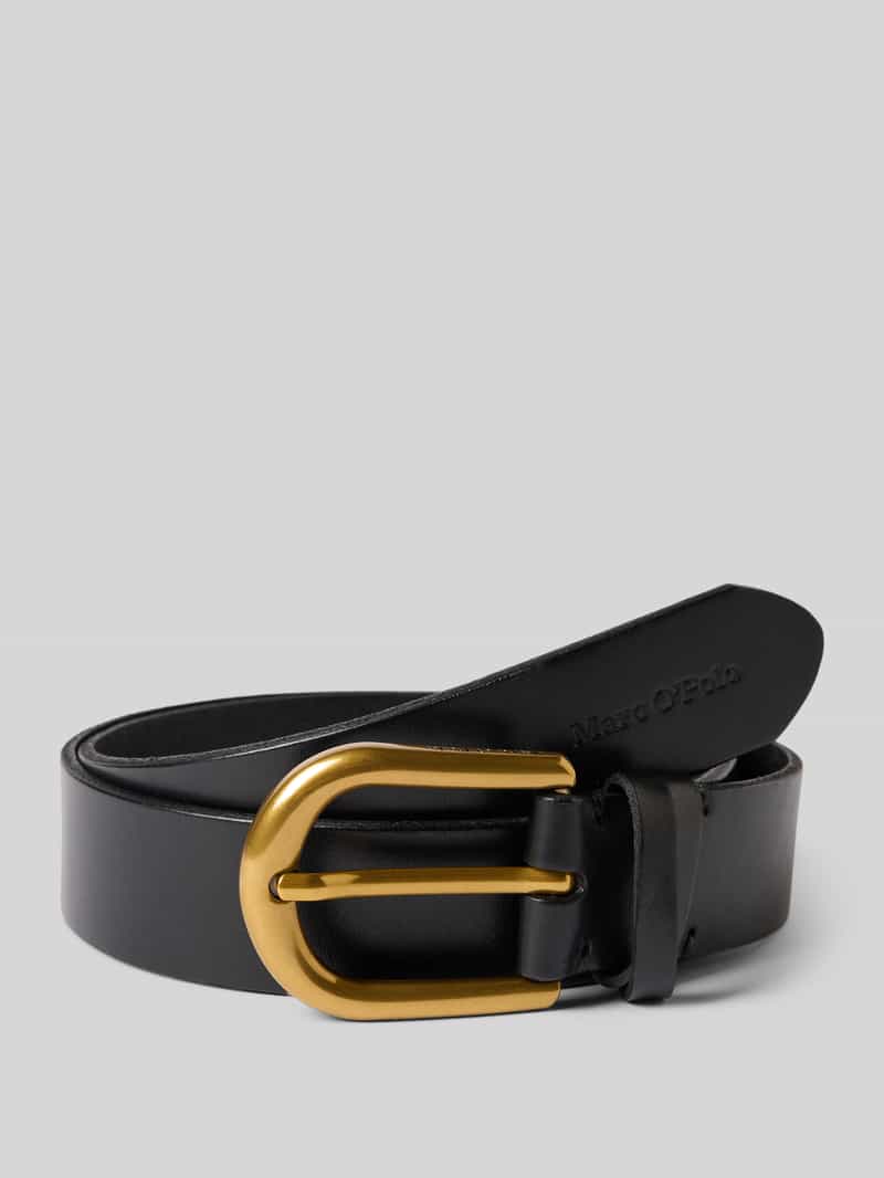 Marc O'Polo Riem van echt runderleer model 'NAVYA'