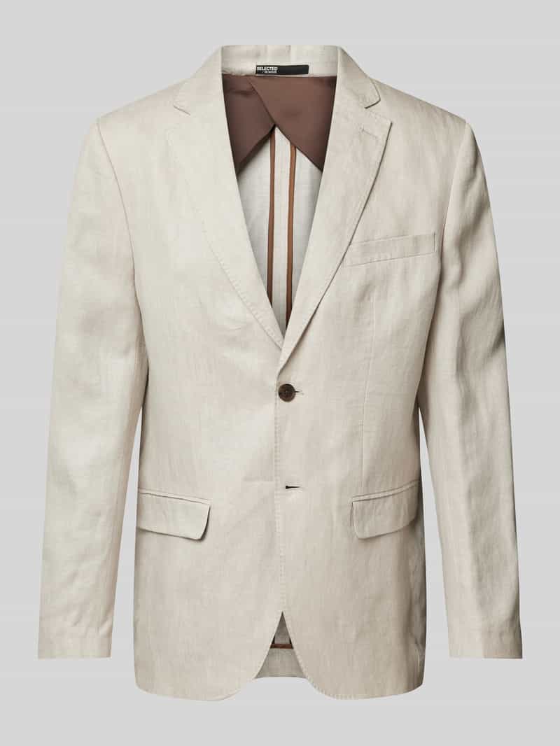 Selected Homme Regular fit 2-knoops colbert met borstzak