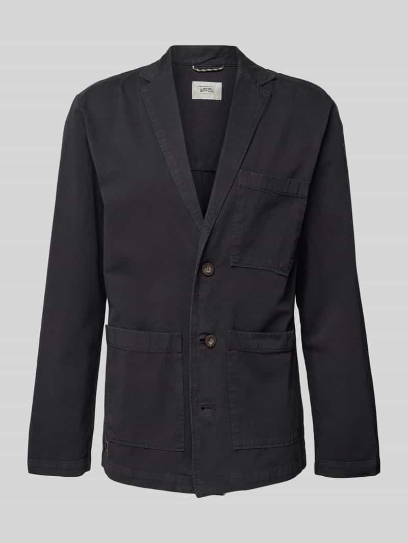 camel active Regular fit overhemdjack met reverskraag