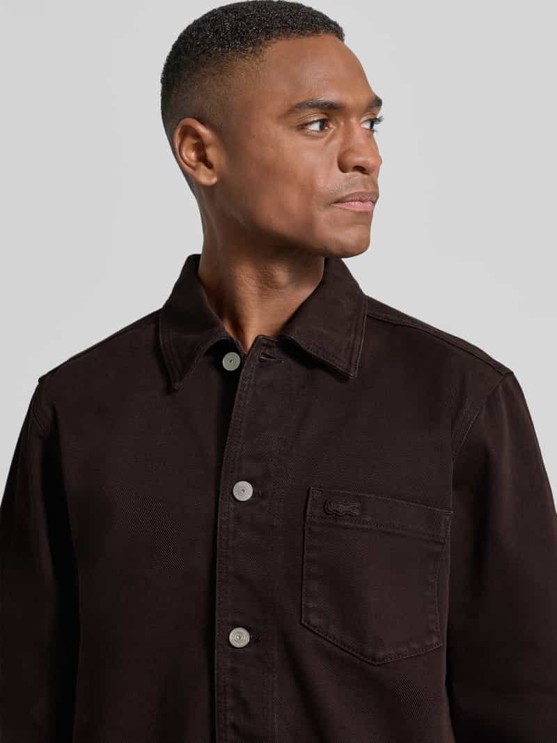 Lacoste Regular fit jeansjack van puur katoen