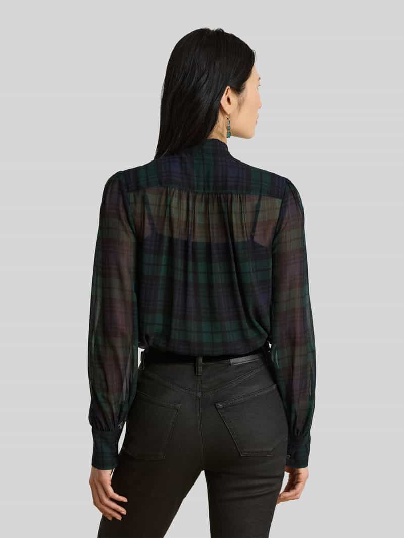 Lauren Ralph Lauren Loose fit blouse met lange mouwen met all-over motief
