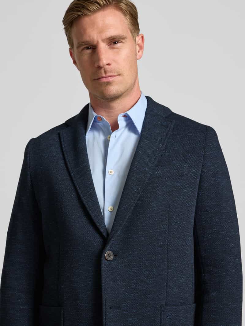 camel active Regular fit 2-knoops colbert met reverskraag
