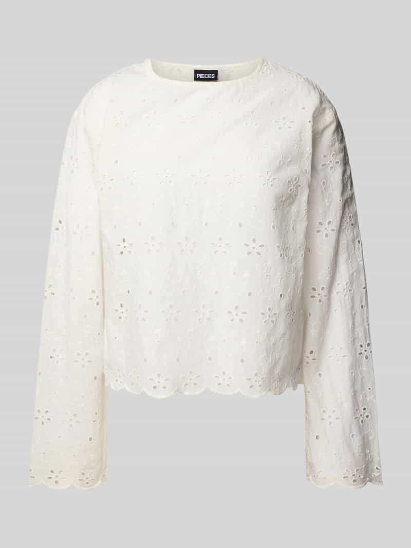 Pieces Loose fit blouseshirt van puur katoen model 'TARMORINE'