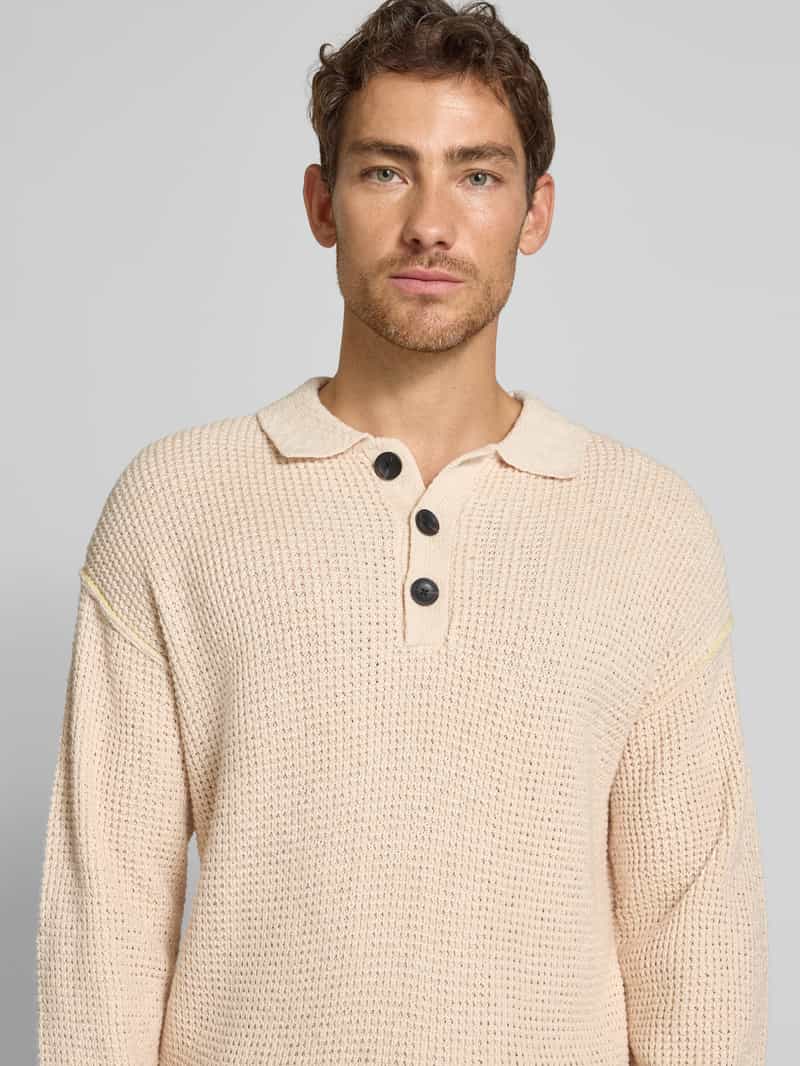 Scotch & Soda Gebreide pullover met linnen
