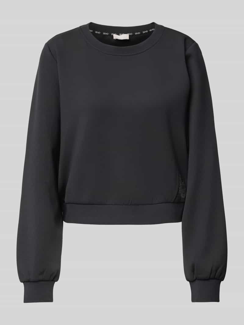 LIU JO SPORT Sweatshirt met strass-steentjes
