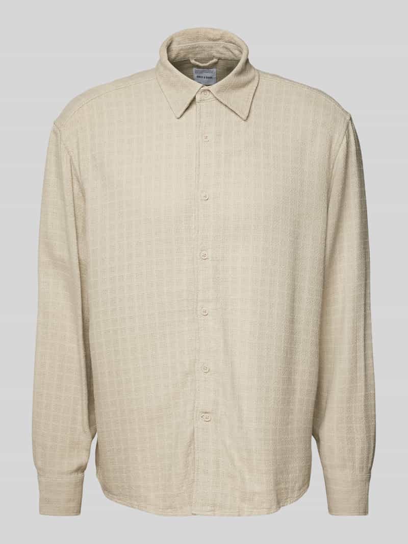 Only & Sons Regular fit vrijetijdsoverhemd van viscosemix model 'LATHAM'