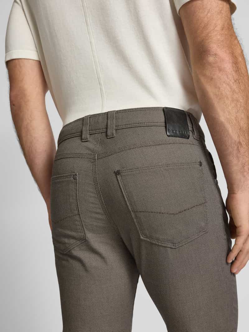 Bugatti Regular fit broek met labeldetail model 'CORDOBA'