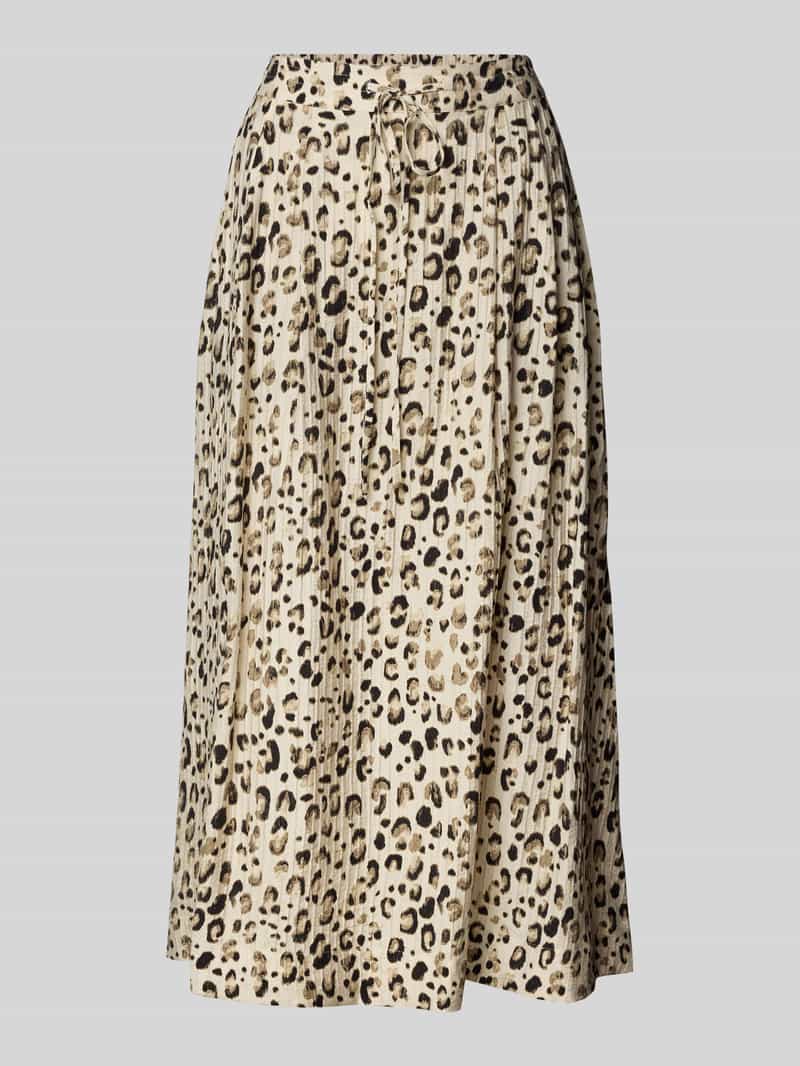MSCH Copenhagen Midirok met plissévouwen model 'Alyona Vlora'