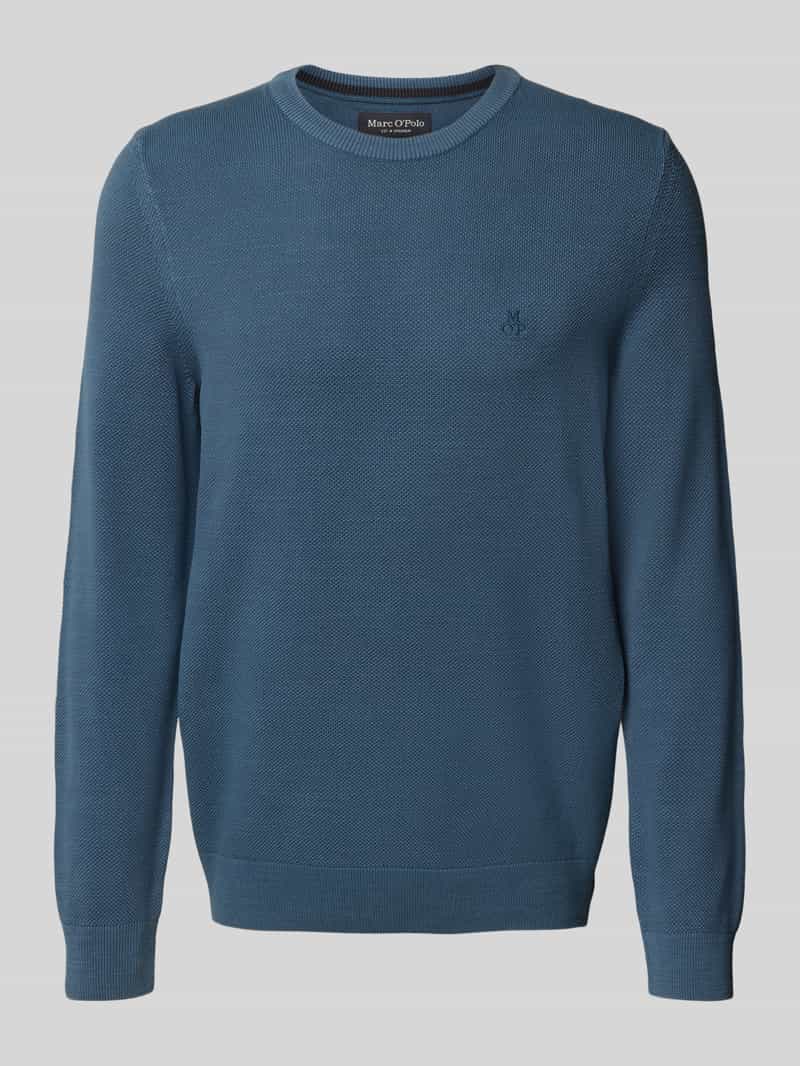 Marc O'Polo Regular fit gebreide pullover van zuiver katoen