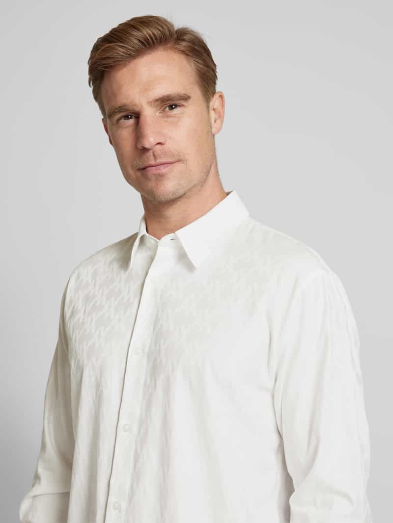 Armani Exchange Regular fit vrijetijdsoverhemd met knoopsluiting