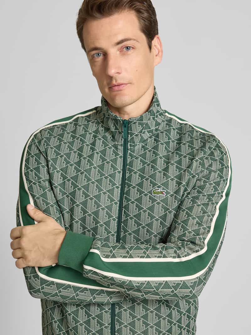 Lacoste Regular fit sweatjack met katoen