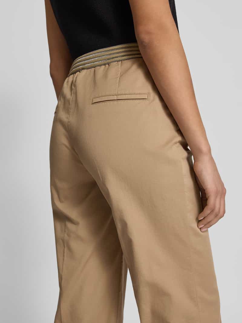 TONI Wide leg stoffen broek met verkort model 'Sue'
