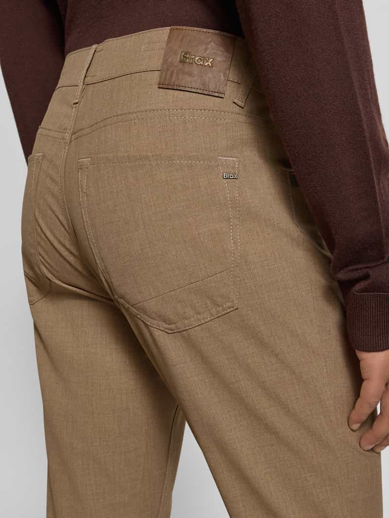 BRAX Straight fit stoffen broek met 5-pocketmodel