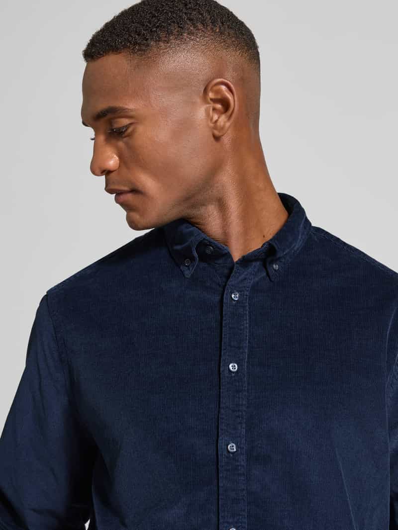 Christian Berg Men Vrijetijdsoverhemd met knoopsluiting