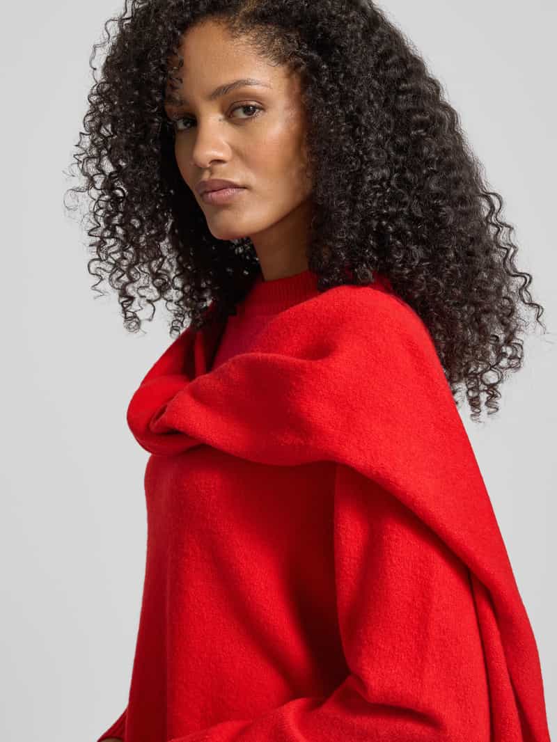 Jake*s Collection Gebreide pullover met sjaal