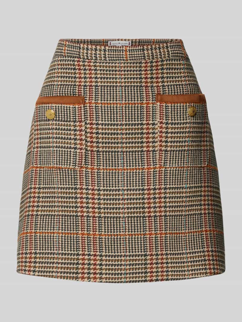 Tommy Hilfiger Minirok met opgestikte zakken