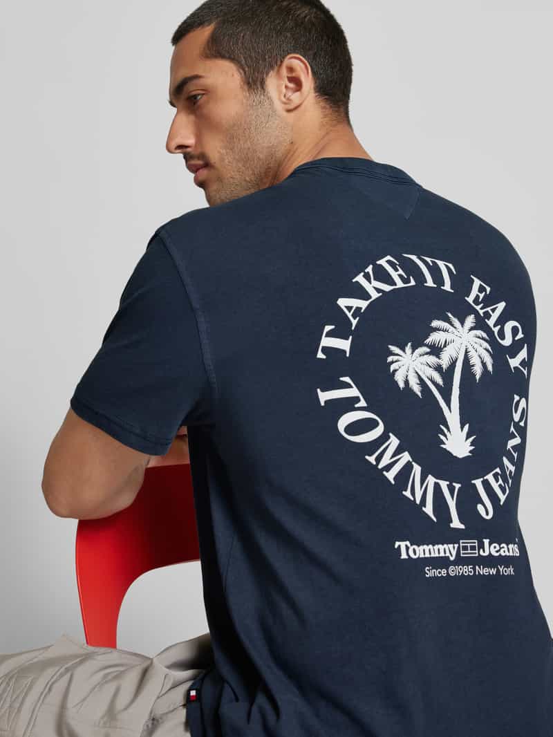 Tommy Jeans T-shirt met statementprint