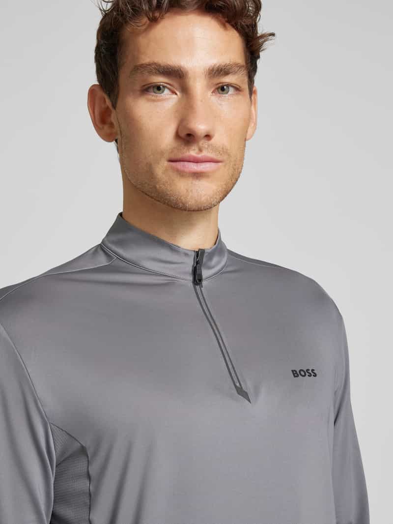 BOSS Green Shirt met lange mouwen en schipperskraag model 'Piraq'