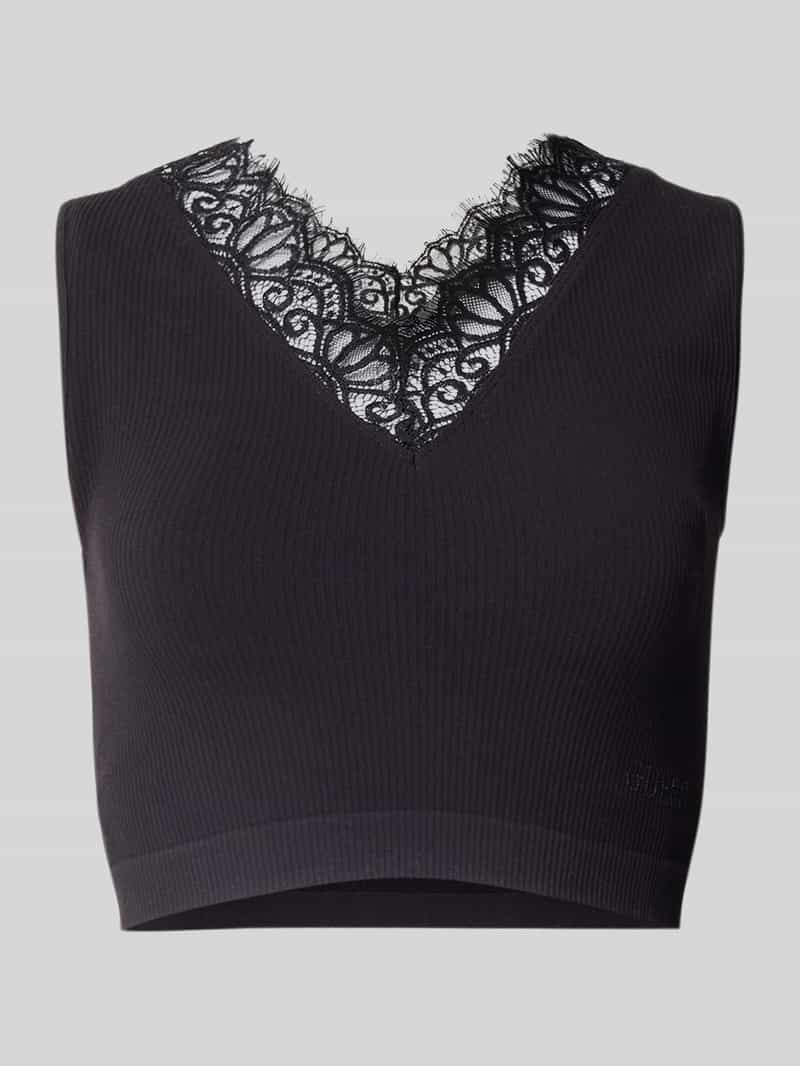 Guess Korte top in riblook model 'RAQUEL'