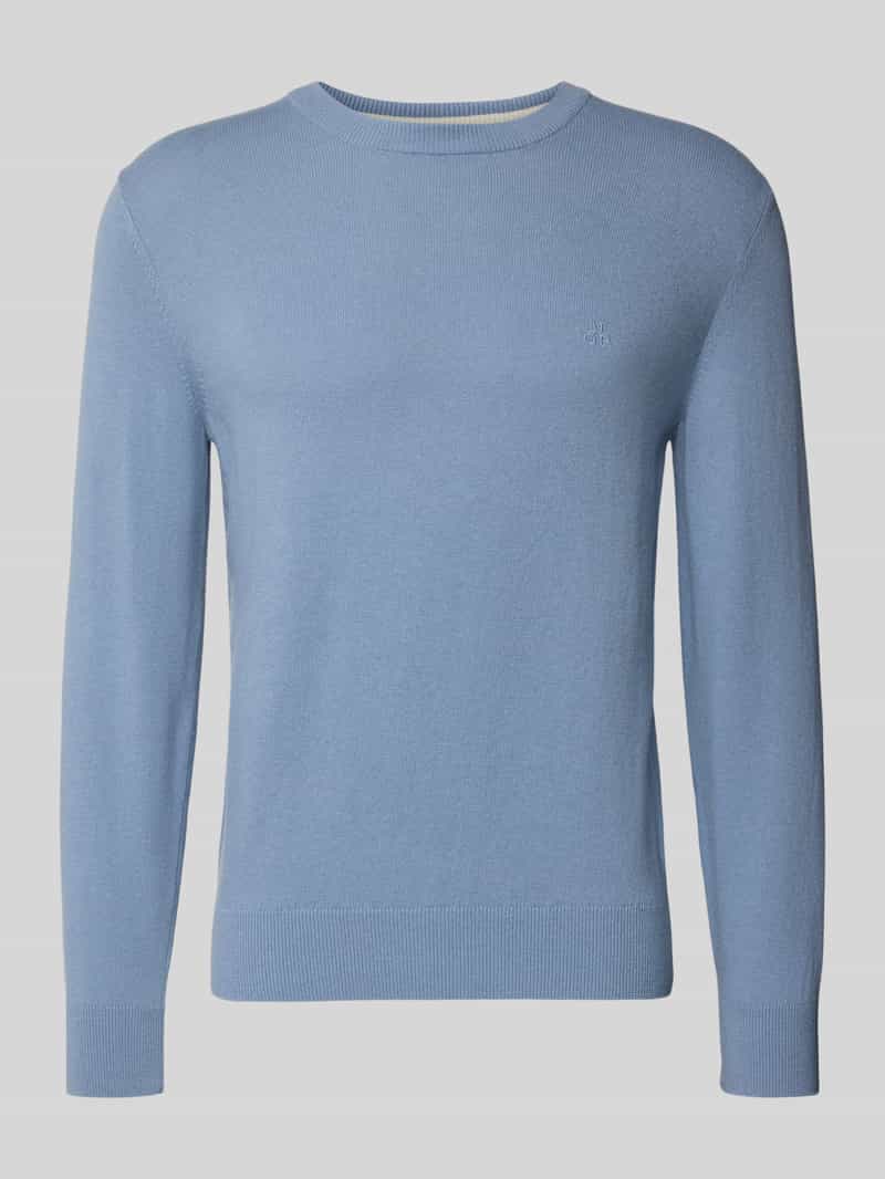 Marc O'Polo Regular fit gebreide pullover van een mix van katoen en scheerwol