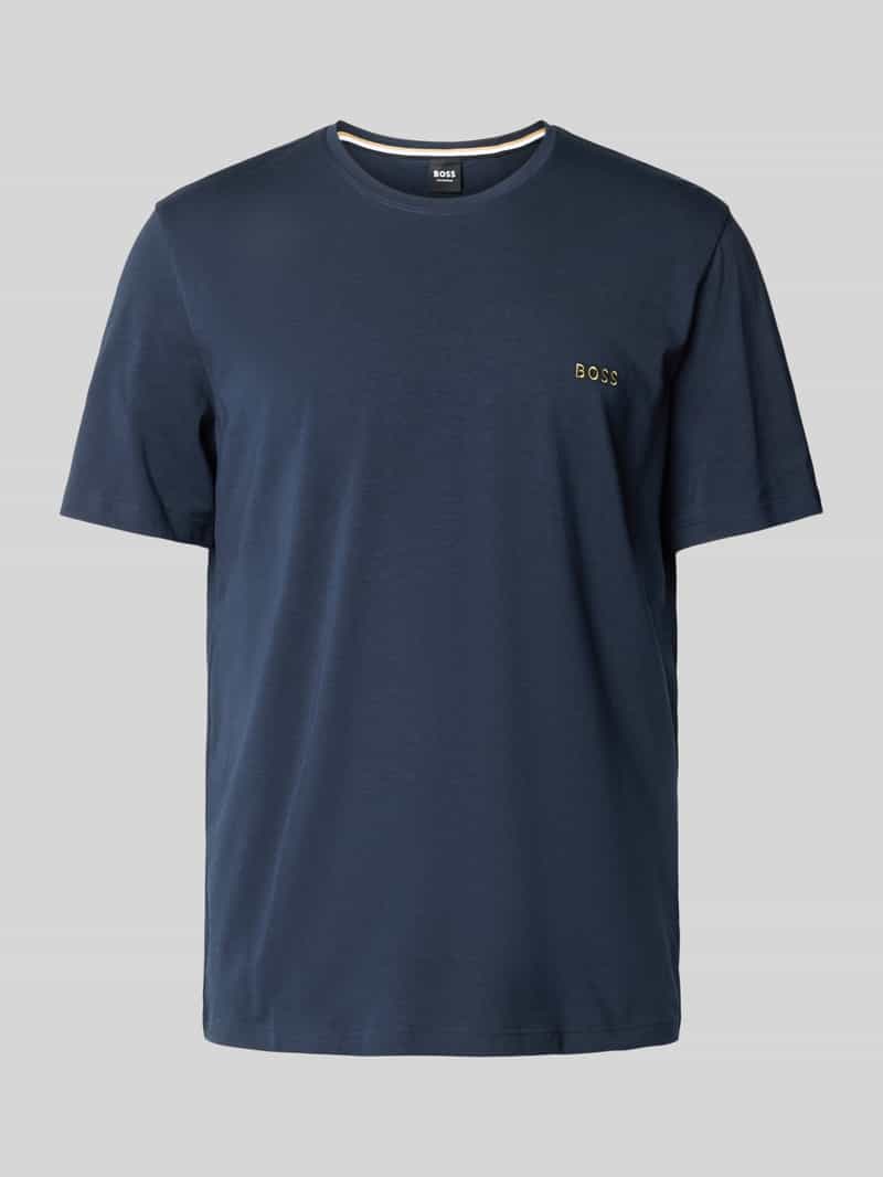 Boss T-shirt met logodetail model 'MIX&MATCH'