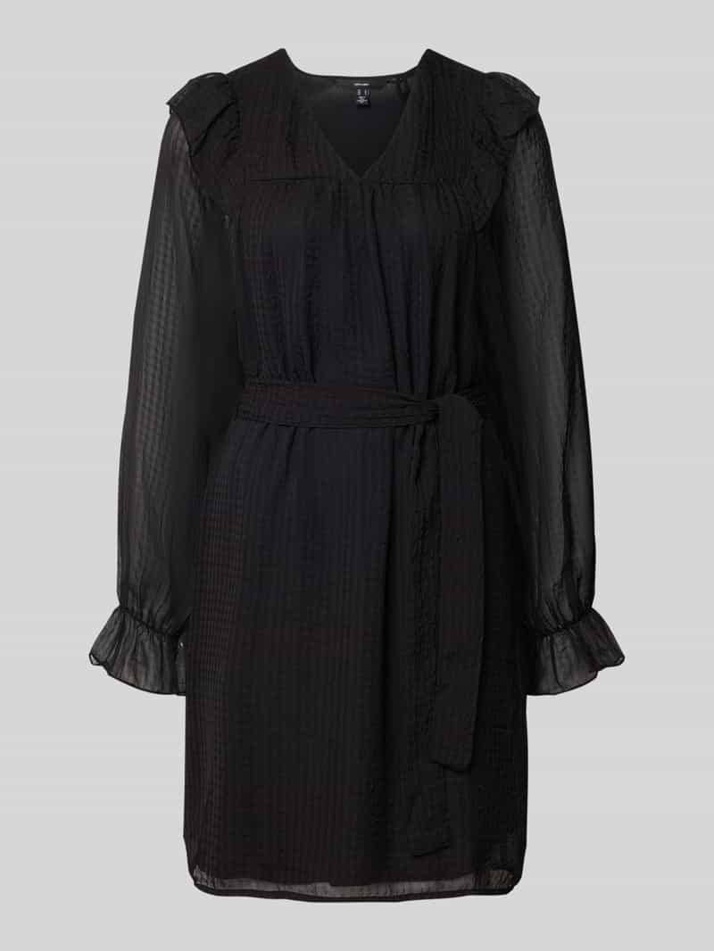 Vero Moda Jurk in A-lijn met tailleriem model 'PETRA'