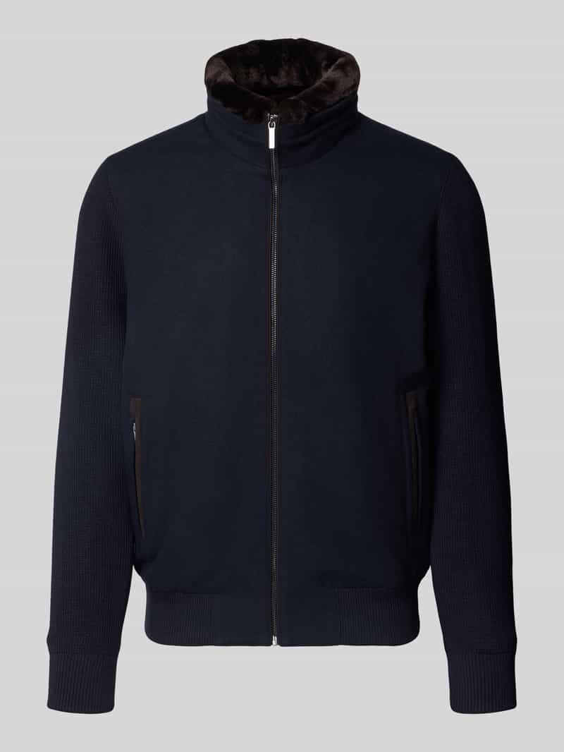Bugatti Vest met opstaande kraag en ritssluiting