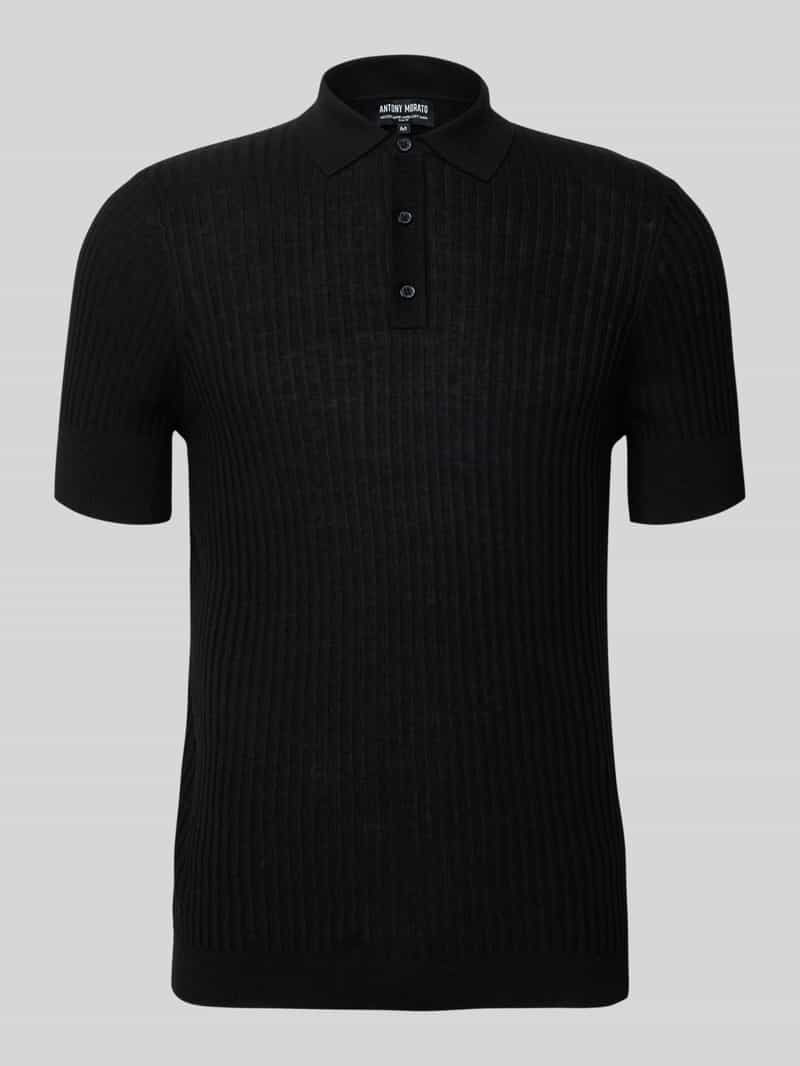 Antony Morato Slim fit poloshirt met structuurmotief