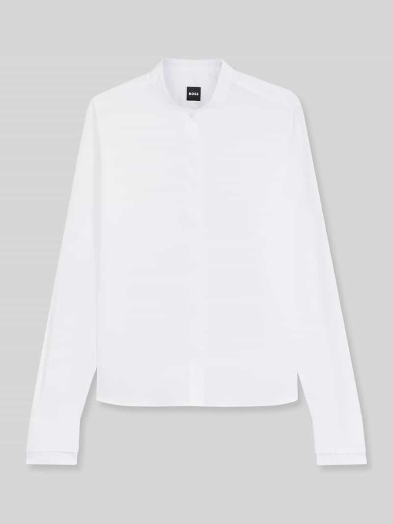 Regular fit blouse met lange mouwen van puur katoen model 'Bertyna_Monday'