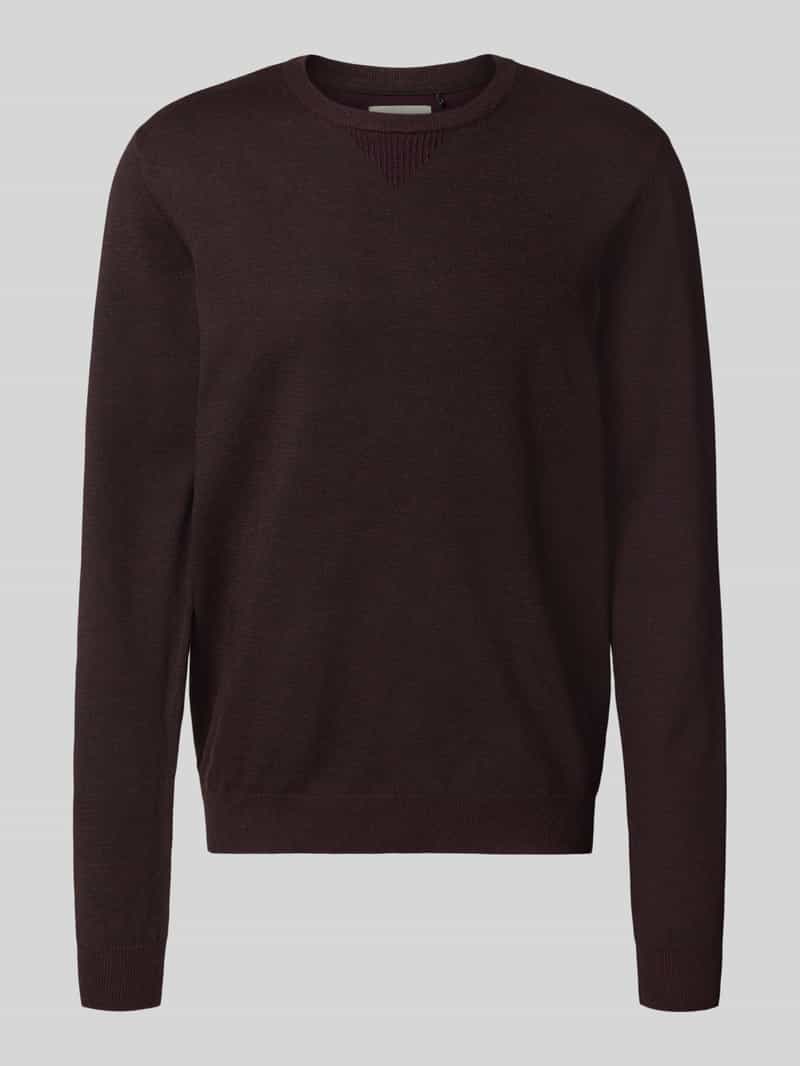 Blend Gebreide pullover met ronde hals model 'Bruton'