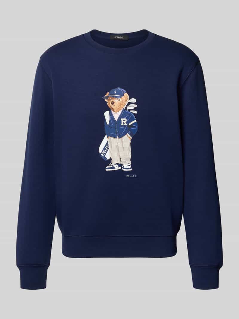 Polo Ralph Lauren Sweatshirt met motiefprint en ronde hals