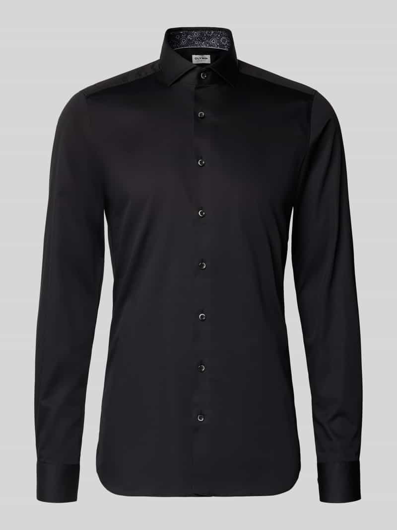 OLYMP Level Five Body fit zakelijk overhemd met extra lange mouwen