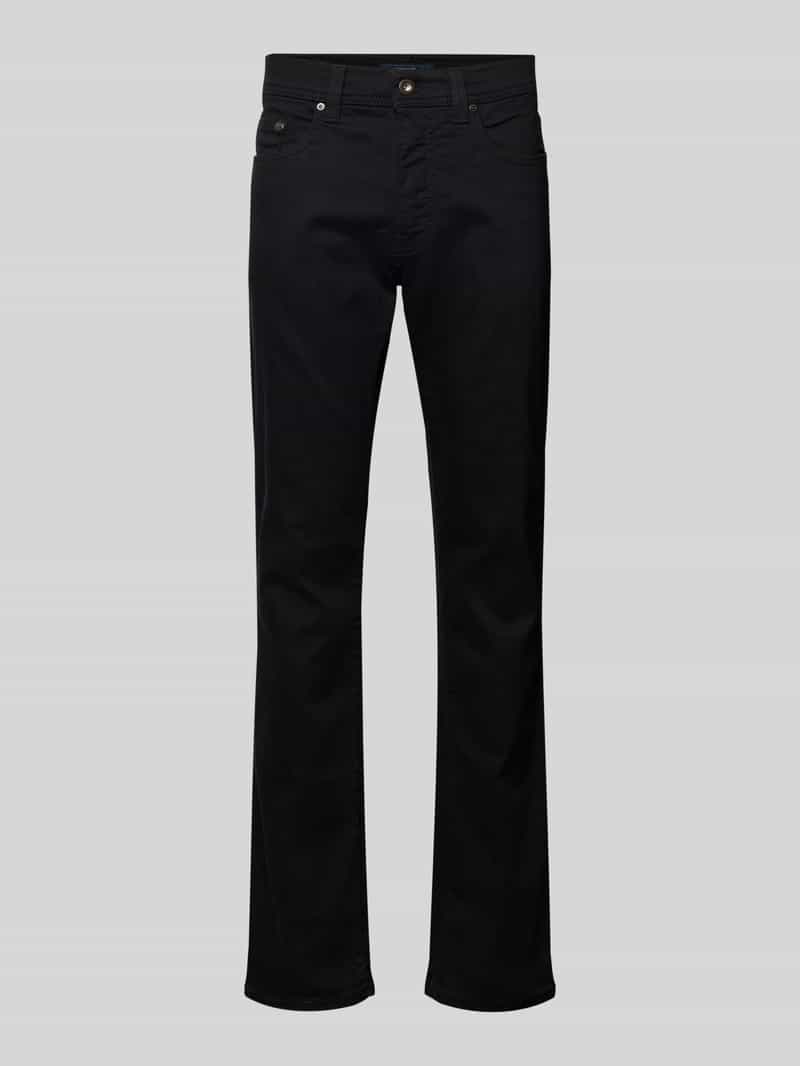 regular fit jeans met labelpatch  model 'Lyon'