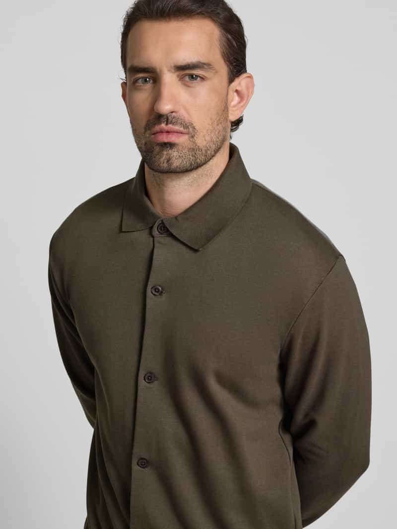lindbergh Sweatjack met kentkraag