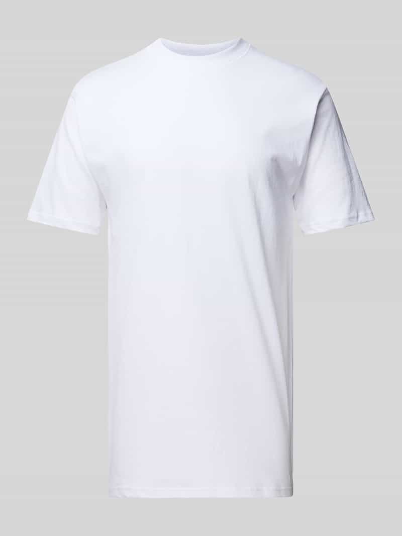 T-shirt in effen design, model 'Harro'