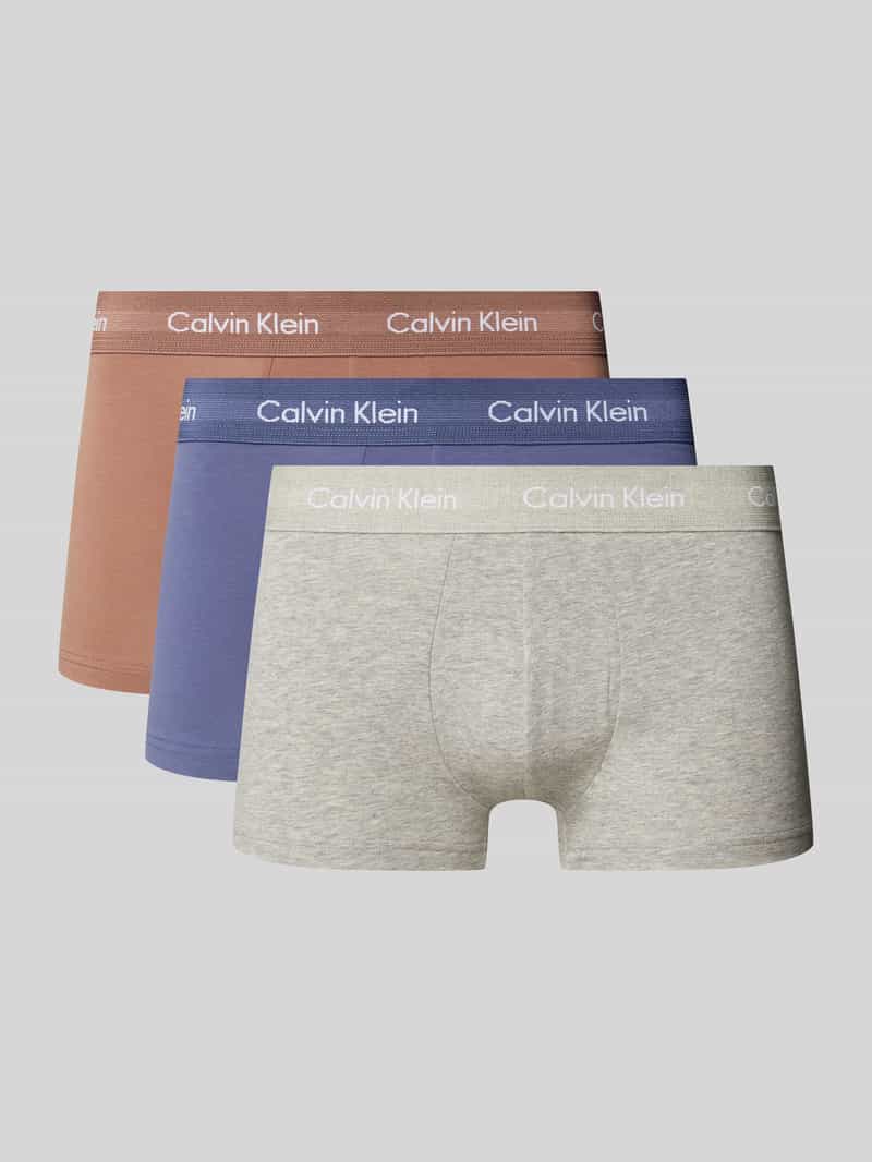 Calvin Klein Underwear Boxershort met band met label in een set van 3 stuks