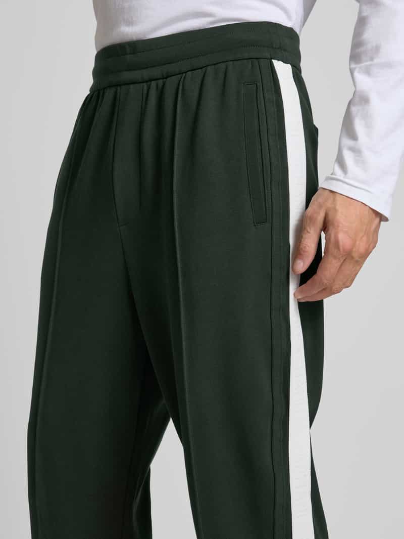 Armani Exchange Regular fit sweatpants met vaste persplooien