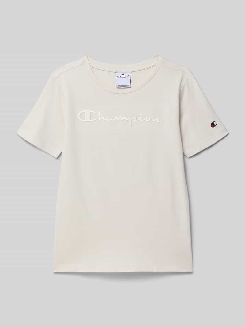 Champion T-shirt met labelstitching