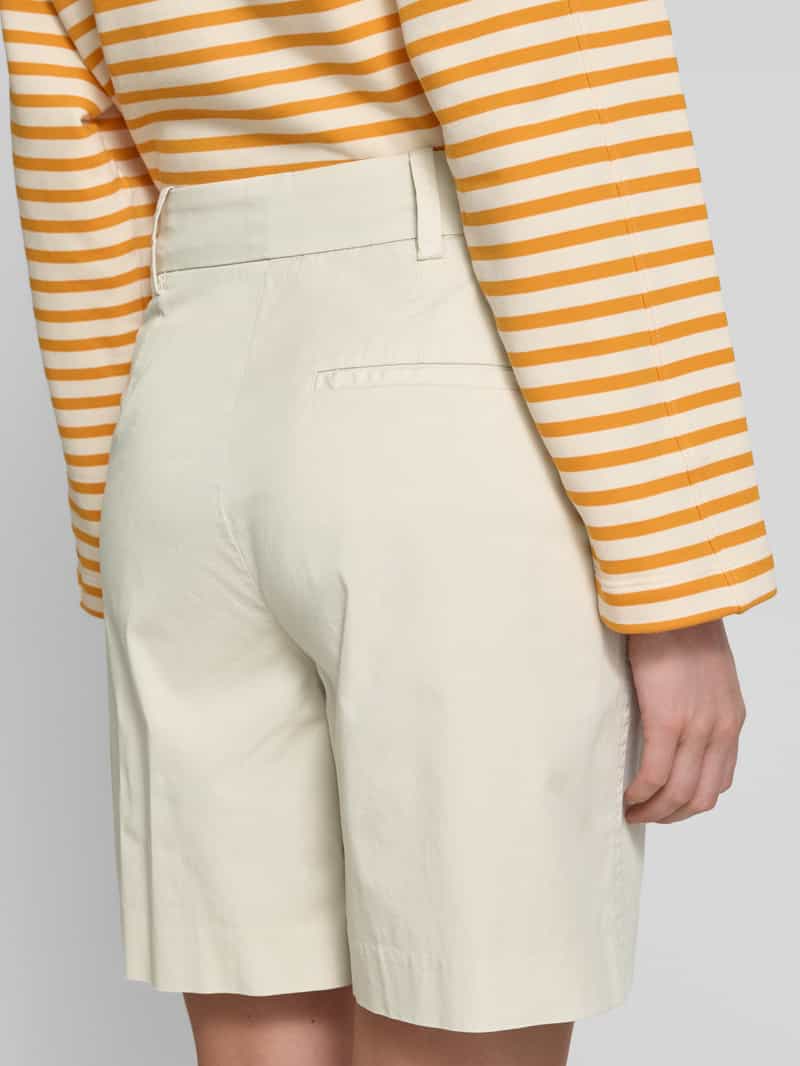 Marc O'Polo Slim fit korte broek van twill